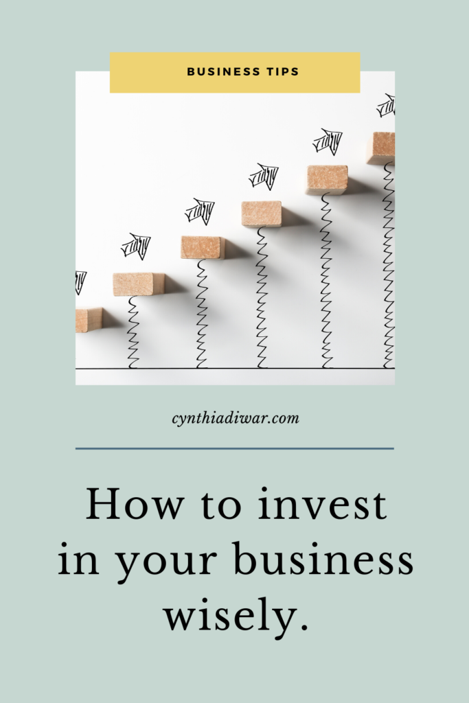 Top three investments I made in the first year of business