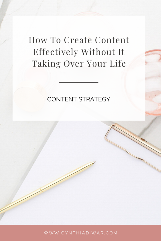 How to create content effectively without it taking over your life