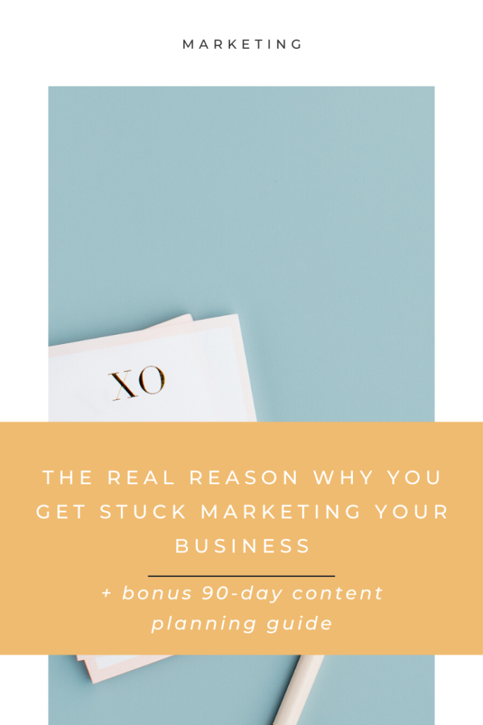 The real reason why you get stuck marketing your business