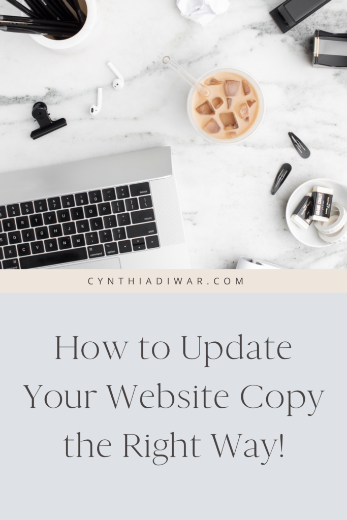 how to update your website copy the right way