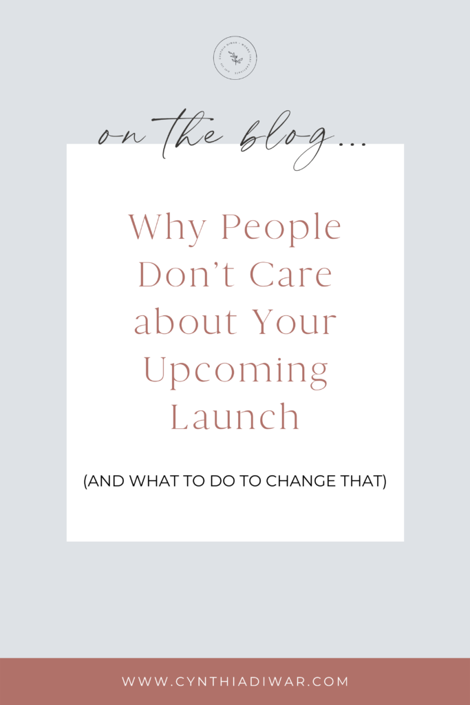 why people don't care about your launch