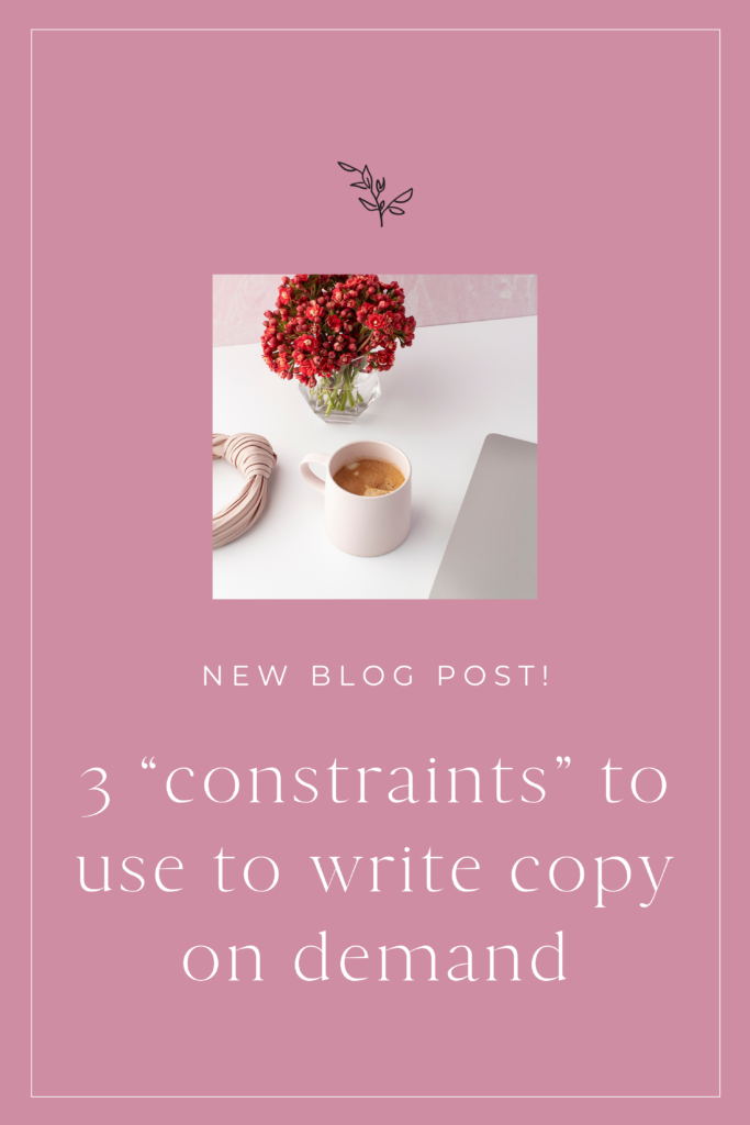 Why you don’t need to feel creative in order to write copy for your business